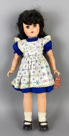 Vintage Ideal Toni P-93 Black Hair Doll