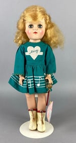 Vintage Ideal Mary Heartline P-91 Blonde Doll