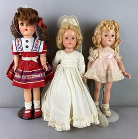 Group of 3 Vintage Dolls