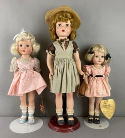 Group of 3 Vintage Effanbee Dolls