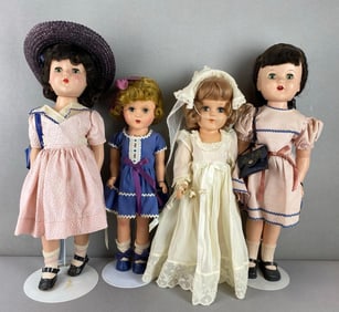 Group of 4 Vintage Roberta Dolls