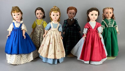 Group of Vintage Madame Alexander Little Women Dolls and More