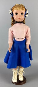 Vintage Madame Alexander Polly Pigtails Rollerskater Doll