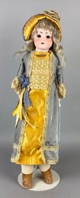 Vintage Darling Porcelain and Leather Doll