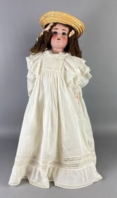 Antique German Porcelain and Composite Doll
