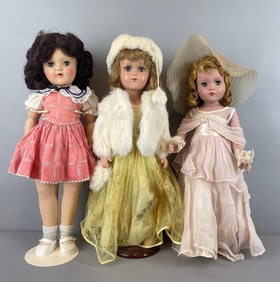 Group of Vintage Plastic Dolls