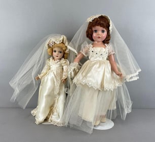 Group of Vintage Bride Plastic Dolls