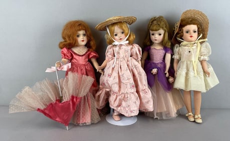 Group of Vintage Plastic Dolls