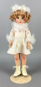 Vintage Madame Alexander Style Ice Skater Plastic Doll