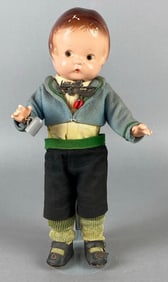 Vintage Composite German Boy Doll