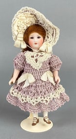 Small Antique Porcelain Bisque Doll