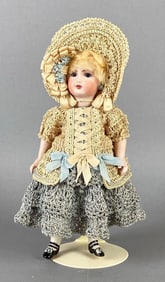 Antique German Porcelain Bisque Blonde Doll