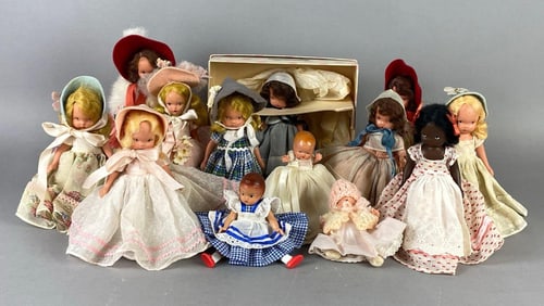 Group of Nancy Ann Storybook Dolls and More