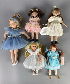 Group of 5 Assorted Dolls