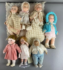 Group of 7 Dolls