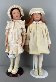 Group of 2 1990s Kish Dolls