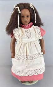 1986 Annette Himstedt Barefoot Fatou Vinyl Doll