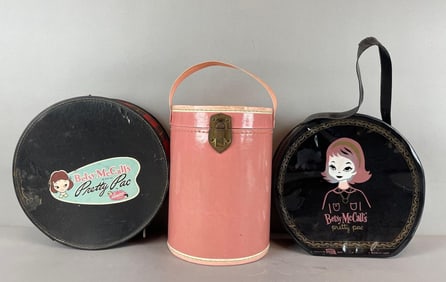 Group of Vintage Doll Cases