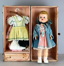 Vintage Ideal Blonde Baby Doll With Accessories