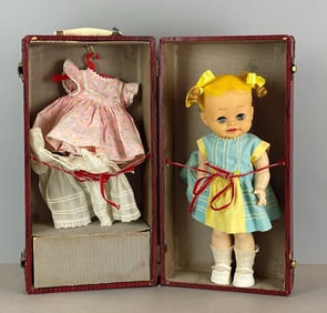 Vintage Ideal Bonnie Braids Baby Doll With Accessories