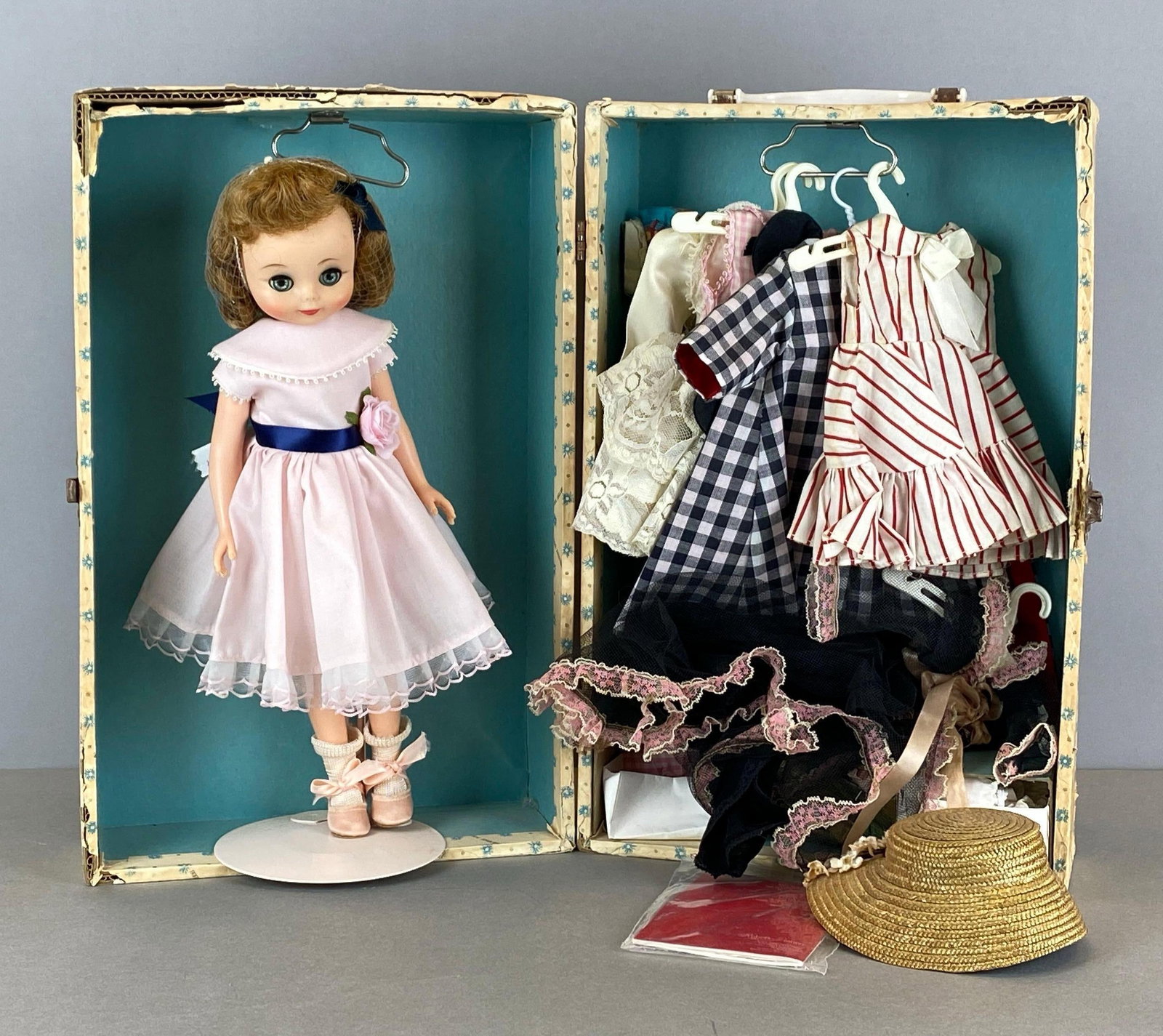 Vintage Betsy McCall Collector Doll with Accessories: With travel case, Includes lingerie, hat, pair of shoes and more, doll measures 13 inches tall