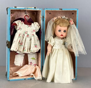 Vintage R and B Blonde Baby Doll with Accessories