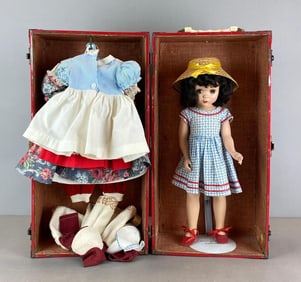 Vintage Summertime Black Hair Doll With Accessories