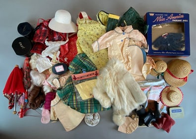 Group of Assorted Vintage Dolls Items