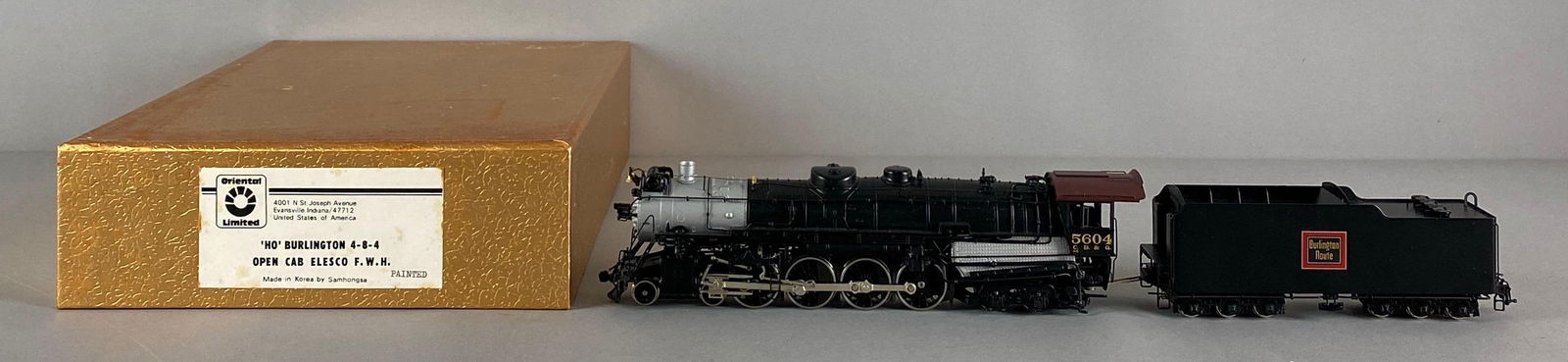 Oriental Limited Brass HO Scale 4-8-4 BR Locomotive and Tender (1 of 6)