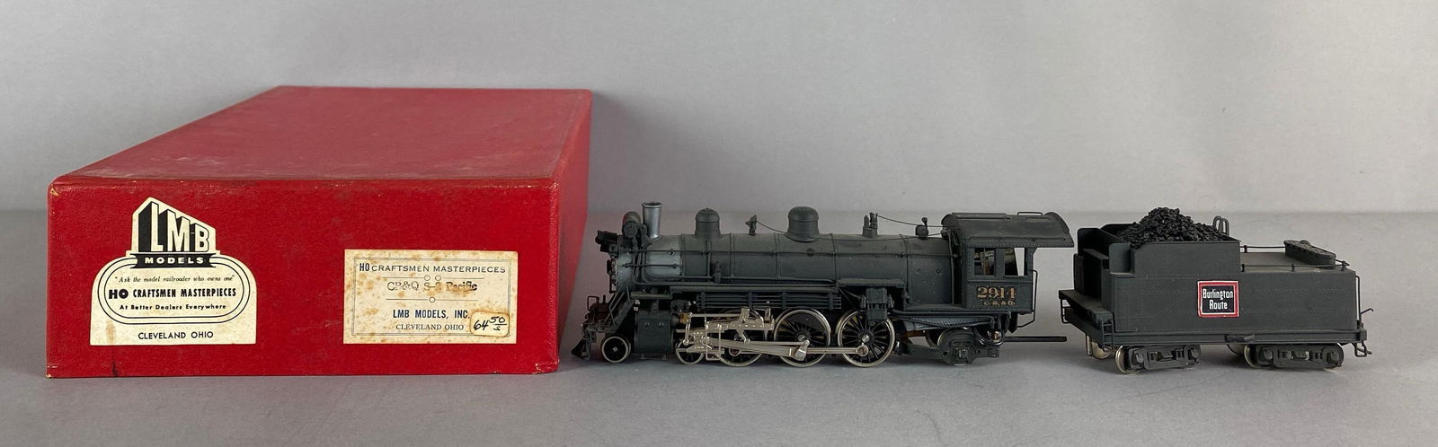 LMB Brass HO Scale 4-6-2 BR No. 2914 Locomotive (1 of 6)