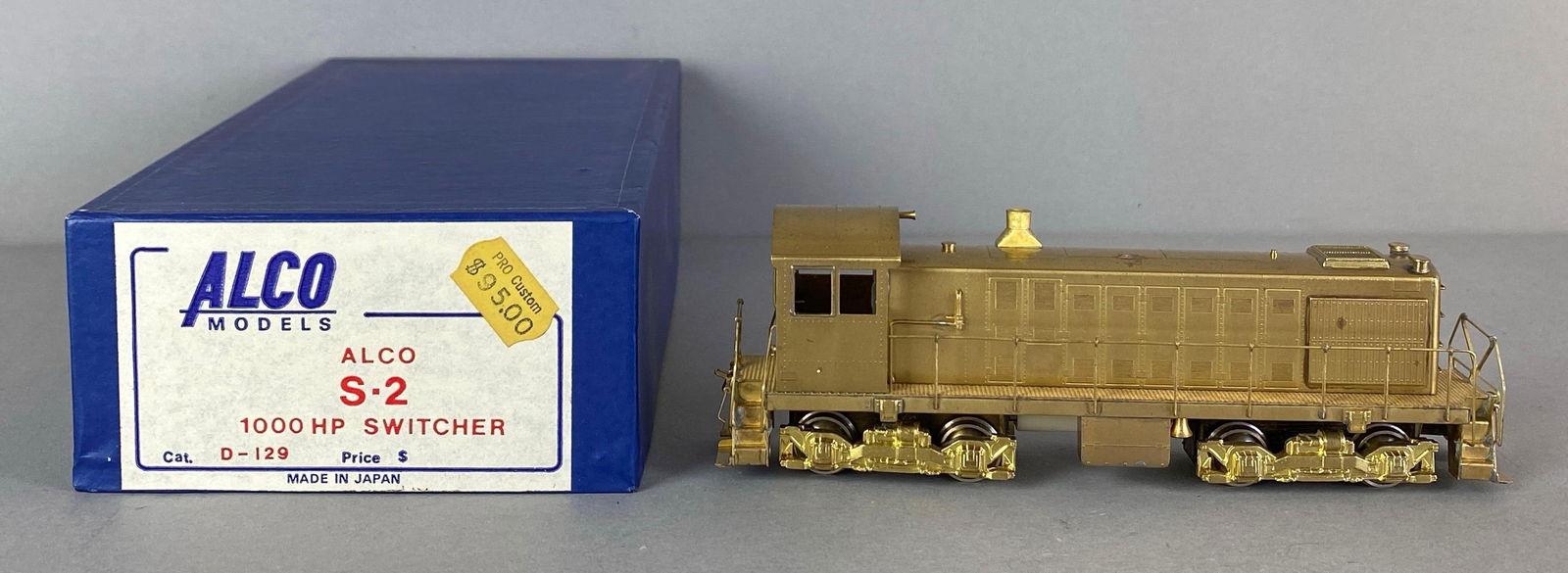 ALCO Models Brass HO Scale S-2 1000HP Switcher (1 of 2)