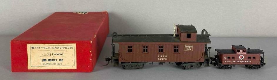 Group of 2 Model Train Cabooses