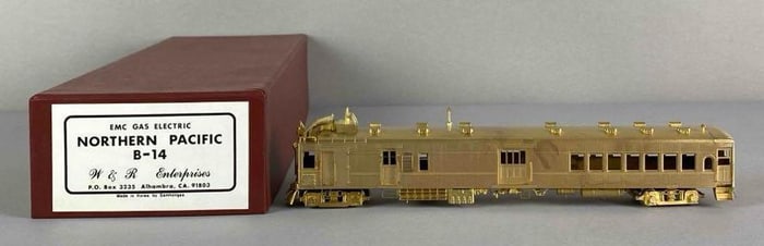 W and R Enterprises Brass HO Scale B-14 EMC Railcar