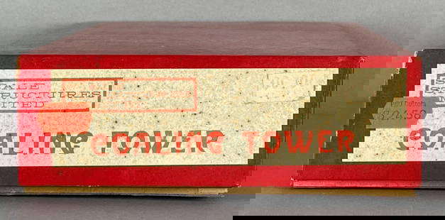 Scale Structure Limited Model Train Coaling Tower: In original box, set seems complete, largest piece measures 8 1/2 x 5 inches