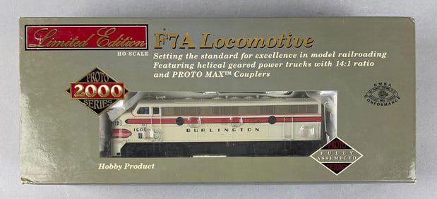 Proto Series 2000 HO Scale F7A Burlington Locomotive