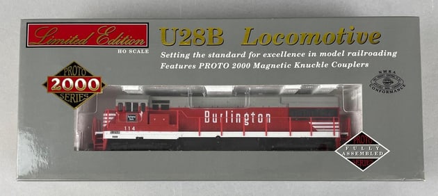 Proto Series 2000 HO Scale U28B Burlington Locomotive