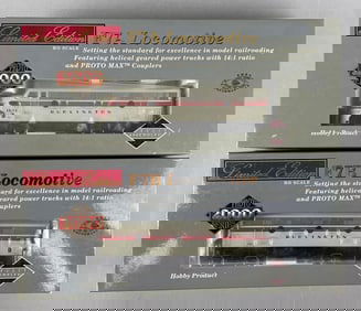 Set of Proto Series 2000 HO Scale F7A and B Burlington Locomotives