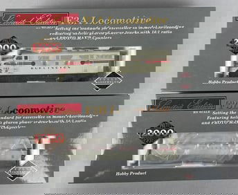 Set of Proto Series 2000 HO Scale F3A and B Burlington Locomotives