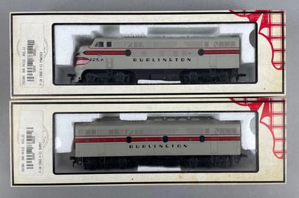 Stewart Hobbies HO Scale F3 Phase II Burlington Locomotive Set