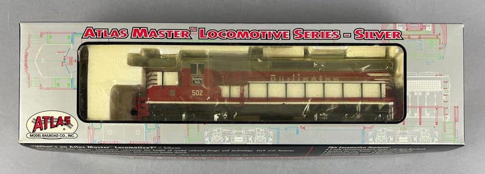 Atlas Silver HO Scale SD24 Burlington Locomotive