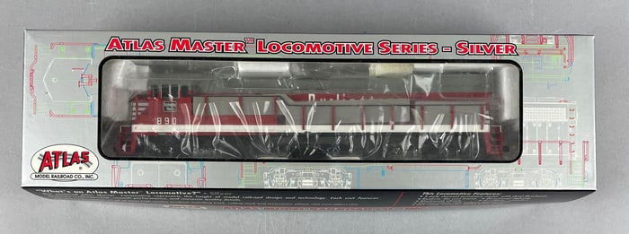 Atlas Silver HO Scale U30C Phase 2 Burlington Locomotive