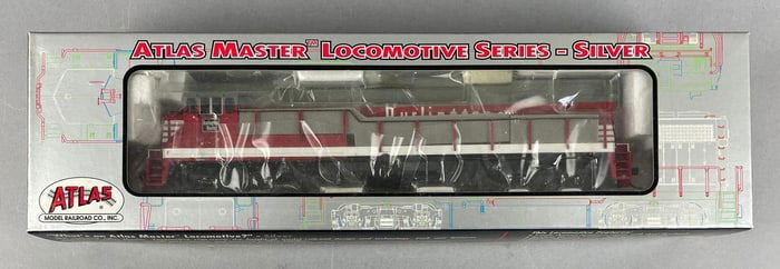 Atlas Silver HO Scale U30C Phase 2 Burlington Locomotive