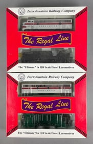 Intermountain Railway Co. HO Scale EMD F-7A and B Locomotive Set