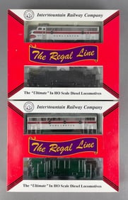 Intermountain Railway Co. HO Scale EMD F-7A and B Locomotive Set