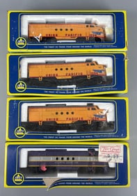 Group of AHM HO Scale EMD FT Locomotives for Parts