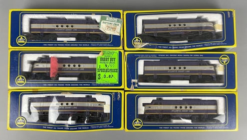 Group of AHM HO Scale EMD FT Locomotives for Parts