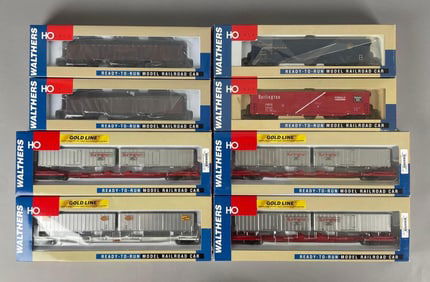 Group of Walthers HO Scale Train Cars