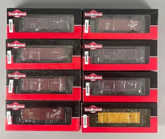 Group of Intermountain HO Scale Train Cars