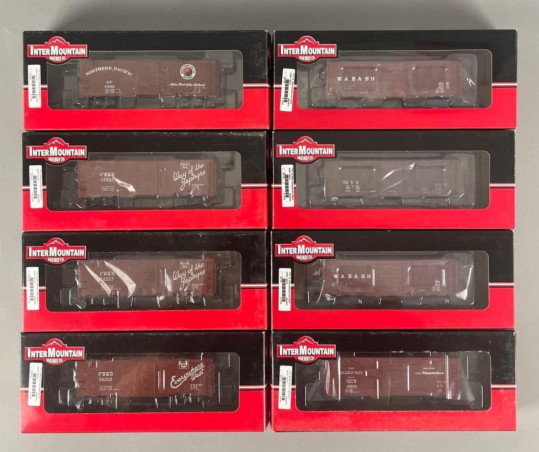 Group of Intermountain HO Scale Train Cars (1 of 2)