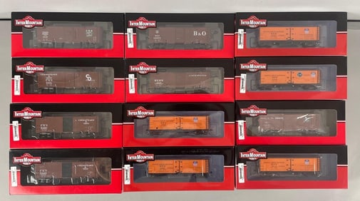 Group of Intermountain HO Scale Train Cars
